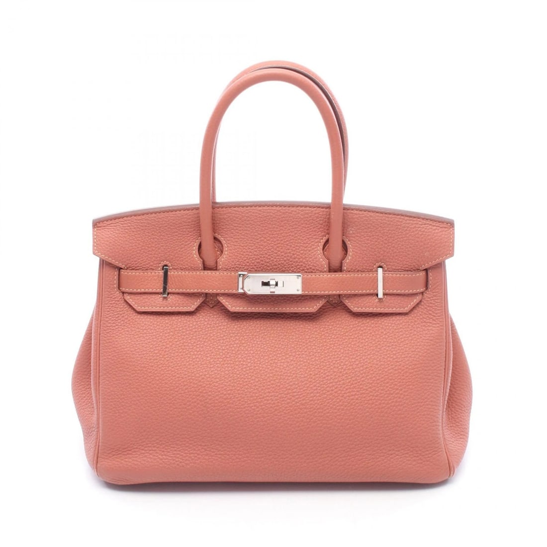 HERMES BIRKIN 30 HANDBAG TOGO LEATHER PINK: HERMES Birkin 30 Handbag Togo leather Pink Brand: HERMES Type/Style: Handbag Material: Togo leather ? leather Color: Rosy / Pink?ish colors Size: (H:9.4inch x W:11.8inch x D:5.9inch) Accessories: