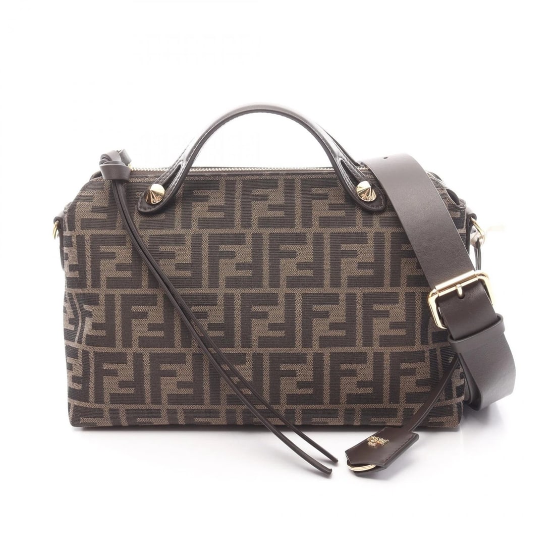 FENDI BY THE WAY SOFT JACQUARD CROSSBODY HANDBAG CANVAS (1 of 2)