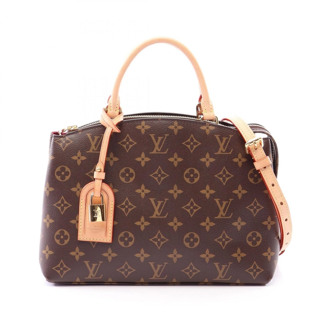 LOUIS VUITTON PETIT PALAIS PM SHOULDER CROSSBODY HANDBAG: LOUIS VUITTON Petit Palais PM shoulder crossbody Handbag Brand: LOUIS VUITTON Type/Style: Handbag Material: Monogram ? PVC coated canvas ? leather Color: Brown?ish colors Size: (H:8.1inch x W:11.0inch