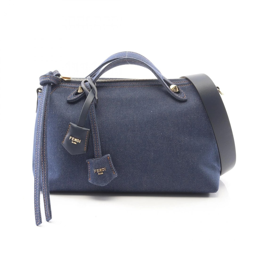 FENDI BY THE WAY SOFT CROSSBODY HANDBAG DENIM (1 of 3)