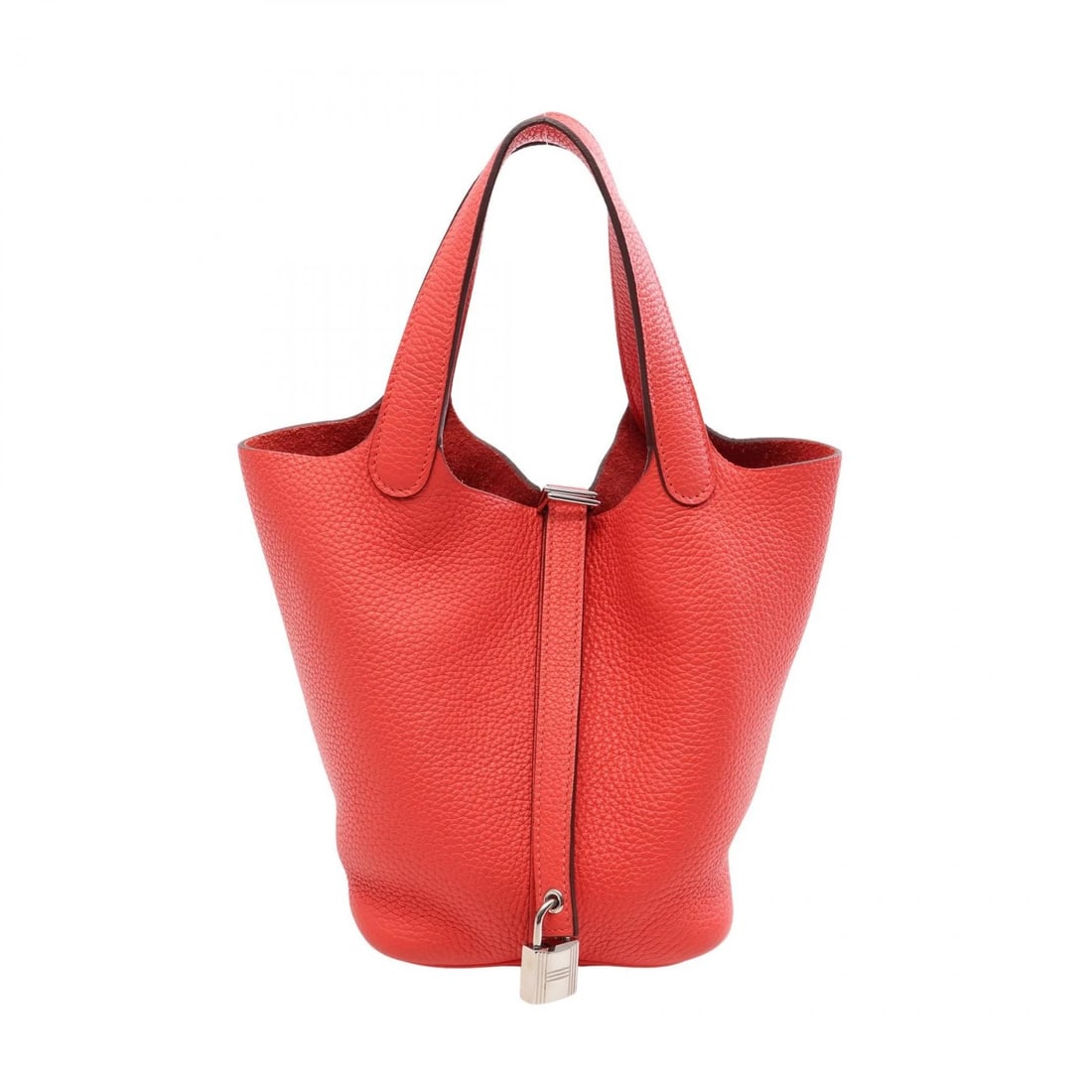 HERMES PICOTIN TOTE HANDBAG CLEMENCE LEATHER ROSE JAIPUR: HERMES Picotin Tote Handbag Clemence leather Rose jaipur Brand: HERMES Type/Style: Handbag Material: Taurillon Clemence ? leather Color: Rose jaipur / Pink?ish colors Size: (H:7.3inch x W:7.5inch x D: