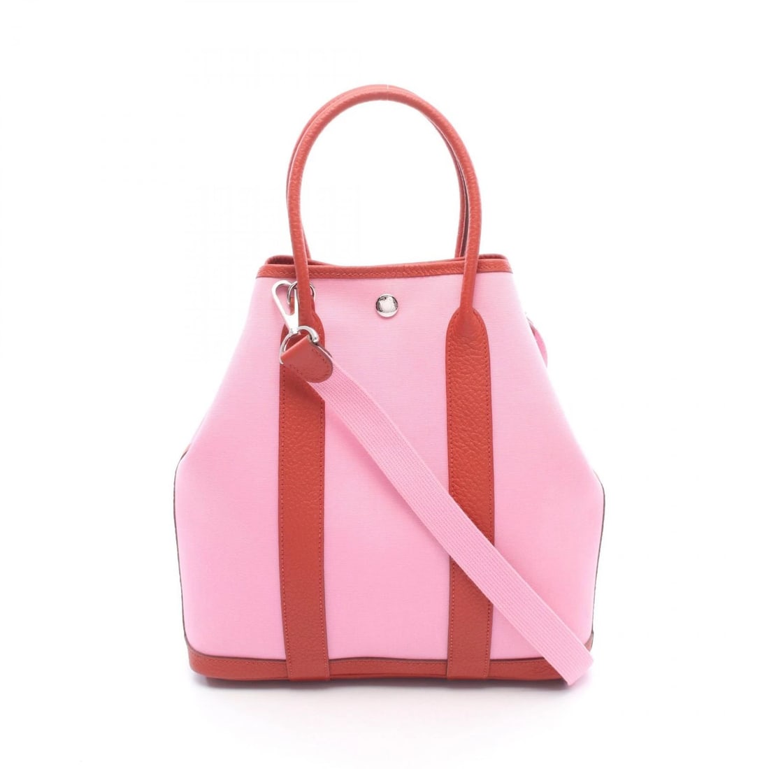 HERMES GARDEN FILE PM CROSSBODY TOTE BAG: HERMES Garden File PM crossbody Tote Bag Brand: HERMES Type/Style: Tote Bag Material: Toile officier ? canvas ? Toile officier / Country leather Color: Rouge duchesse / Pink?ish colors ? Red?ish color