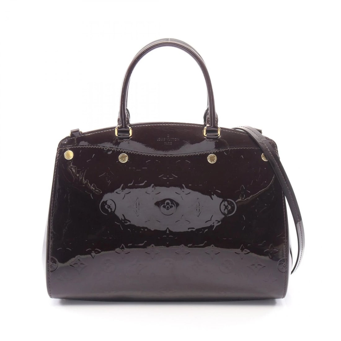 LOUIS VUITTON BREA MM SHOULDER HANDBAG: LOUIS VUITTON Brea MM shoulder Handbag Brand: LOUIS VUITTON Type/Style: Handbag Material: Vernis ? leather Color: Amarrant / Bordeaux?ish colors Size: (H:9.4inch x W:13.0inch x D:4.7inch) Accessor