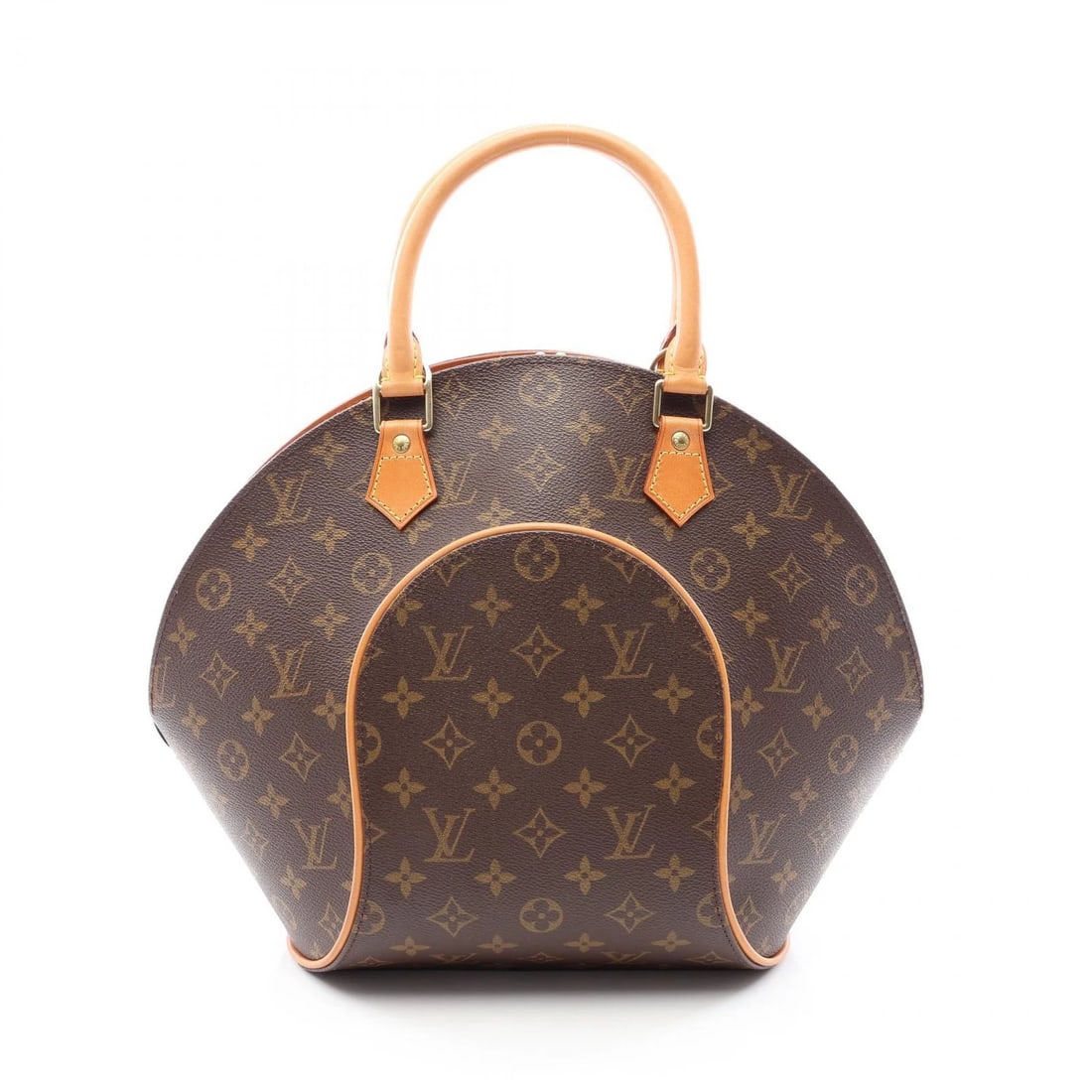 LOUIS VUITTON ELLIPSE MM HANDBAG: LOUIS VUITTON Ellipse MM Handbag Brand: LOUIS VUITTON Type/Style: Handbag Material: Monogram ? PVC coated canvas ? leather Color: Brown?ish colors Size: (H:12.2inch x W:10.2inch x D:5.9inch) Acces