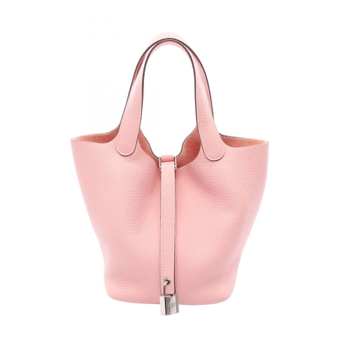 HERMES PICOTIN LOCK PM HANDBAG TAURILLON CLEMENCE ROSE: HERMES Picotin Lock PM Handbag Taurillon Clemence Rose Brand: HERMES Type/Style: Handbag Material: Taurillon Clemence ? leather ? Taurillon Clemence Color: Rose sakura / Pink?ish colors Size: (H:7.3in