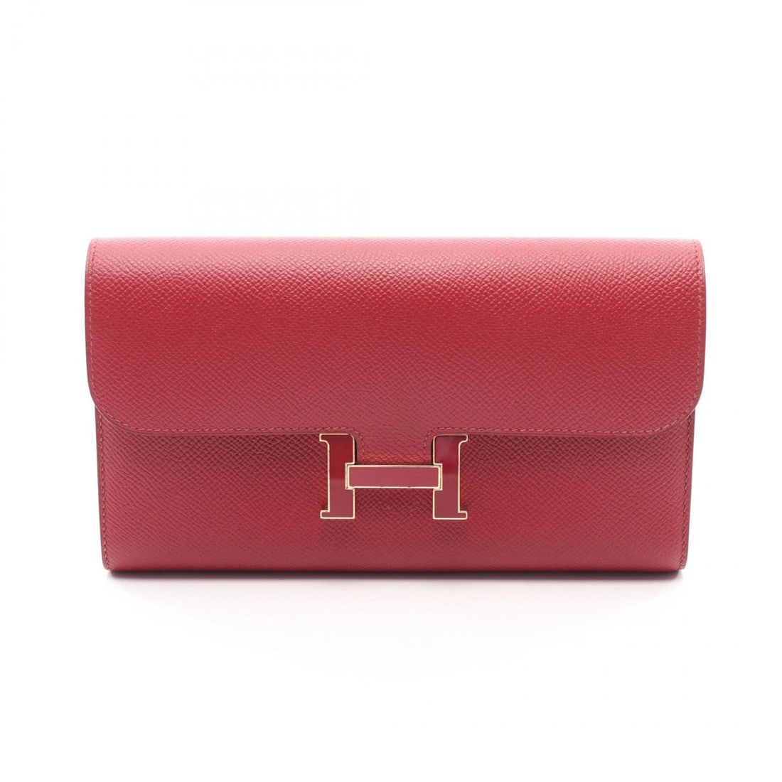 HERMES CONSTANCE LONG BIFOLD PURSE WALLET EPSOM LEATHER: HERMES Constance Long Bifold purse wallet Epsom leather Brand: HERMES Type/Style: Bifoldpurse Material: Epsom ? leather ? Calfskin (cowhide) ? Epsom Color: Rouge grenat / Red?ish colors Size: (H:4.7in