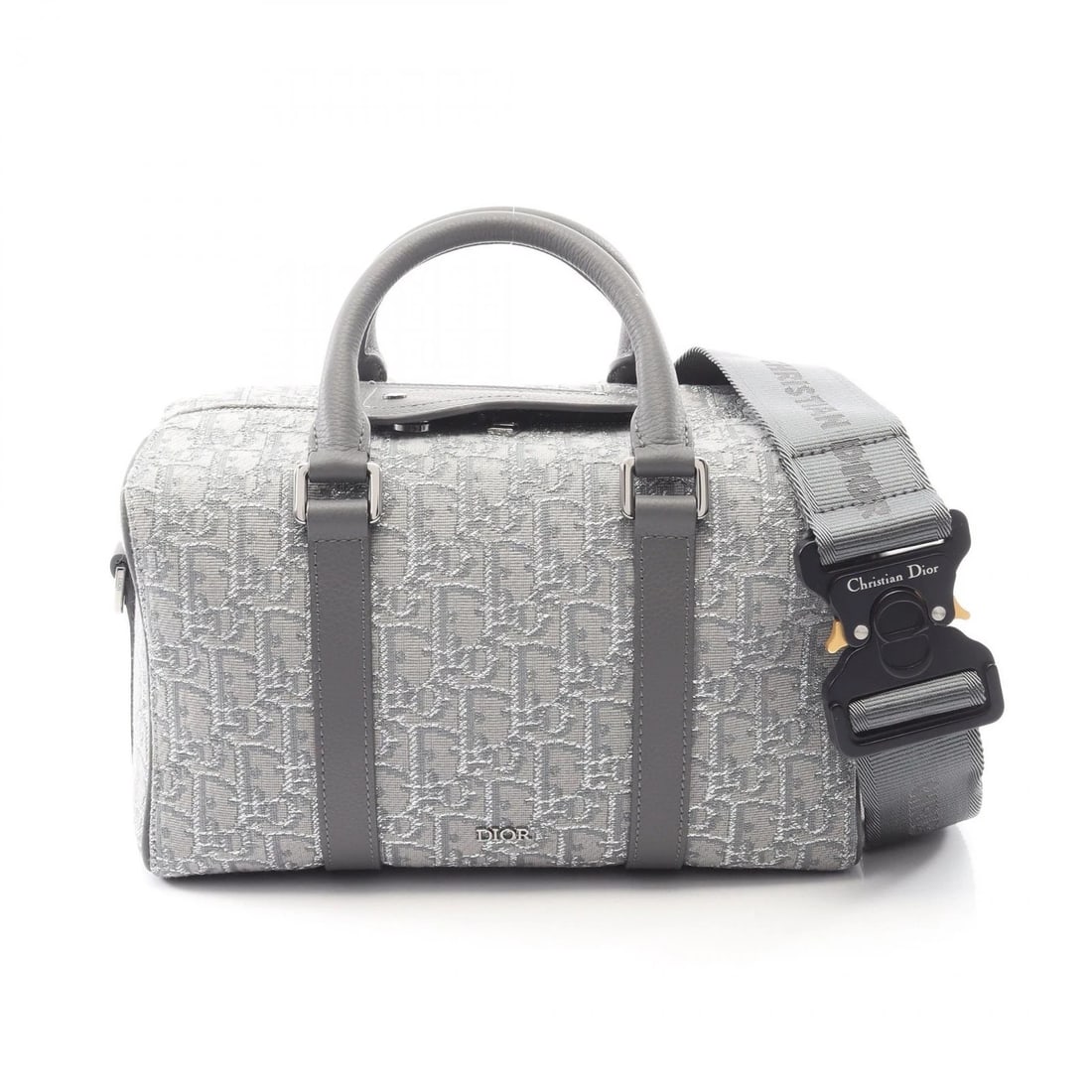 CHRISTIAN DIOR RANGO 2WAY SHOULDER HANDBAG CANVAS: Christian Dior Rango 2Way Shoulder Handbag canvas Brand: DIOR Type/Style: Handbag Material: canvas ? leather Color: Gray?ish colors Size: (H:5.9inch x W:10.2inch x D:5.5inch) Accessories: None