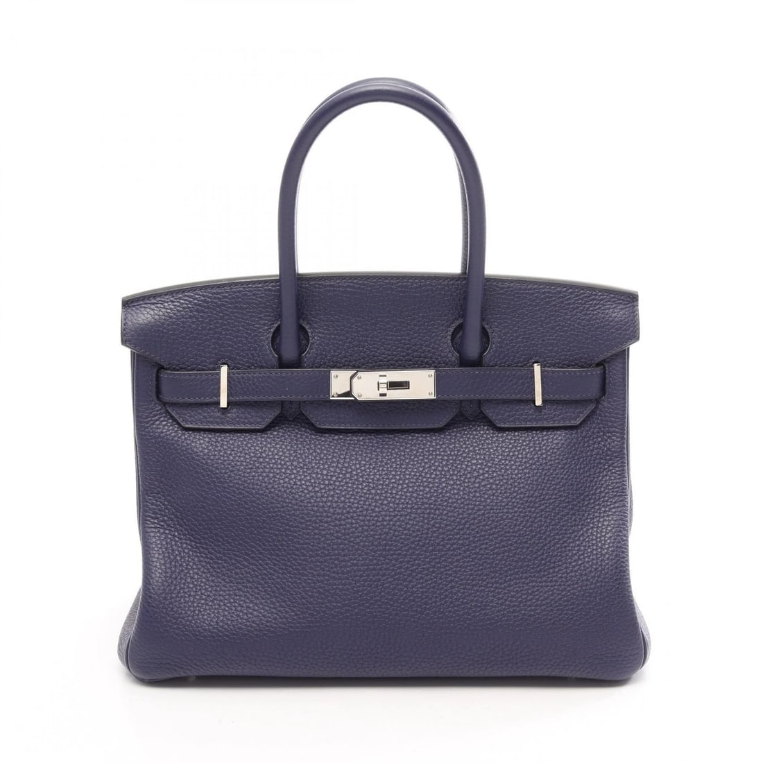 HERMES BIRKIN 30 HANDBAG TOGO LEATHER NAVY BLUE ENCRE (1 of 3)