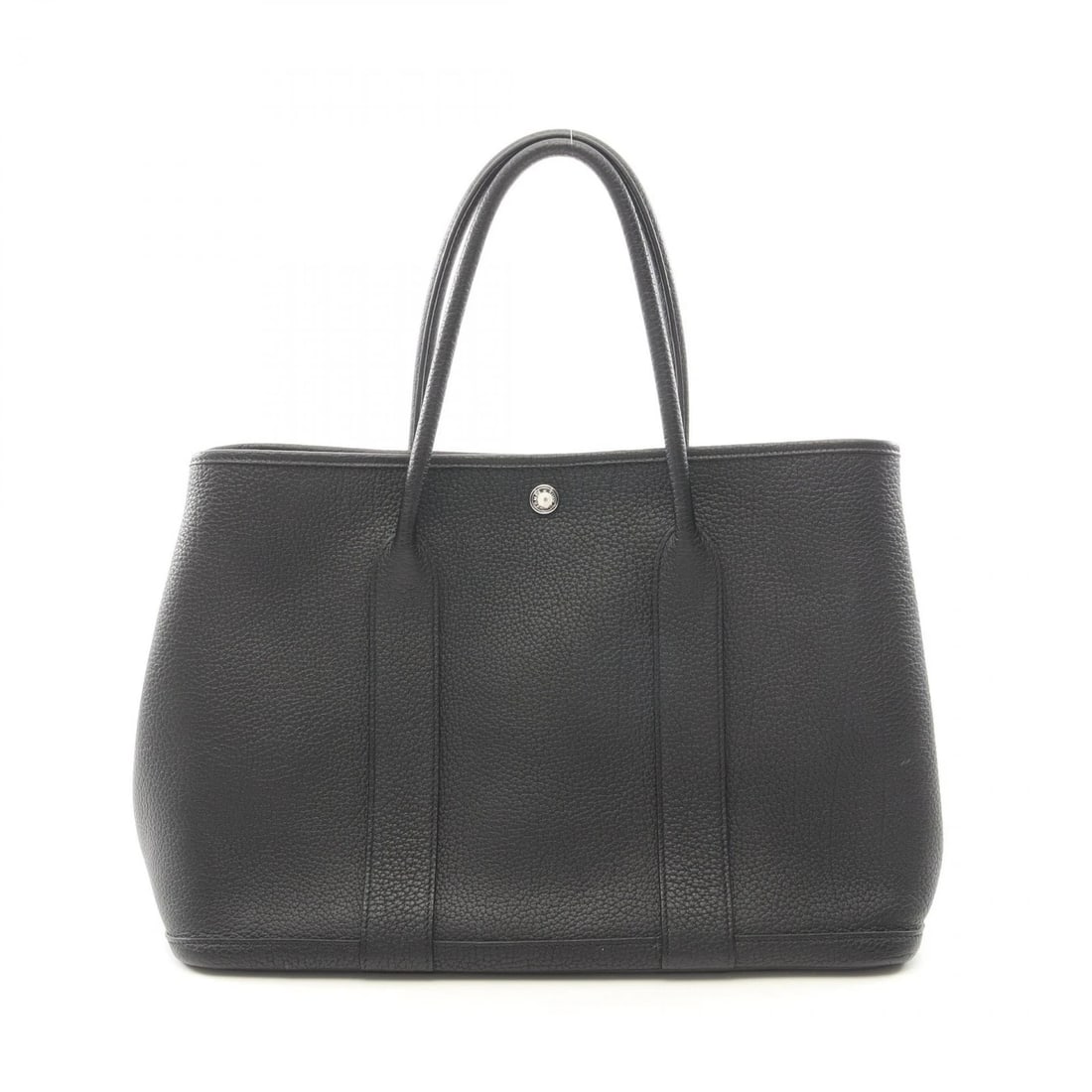 HERMES GARDEN PARTY PM TOTE BAG NEGONDA LEATHER BLACK: HERMES Garden party PM Tote Bag Negonda leather Black Brand: HERMES Type/Style: Tote Bag Material: Negonda leather ? leather Color: Black?ish colors Size: (H:9.8inch x W:14.2inch x D:6.7inch) Acce