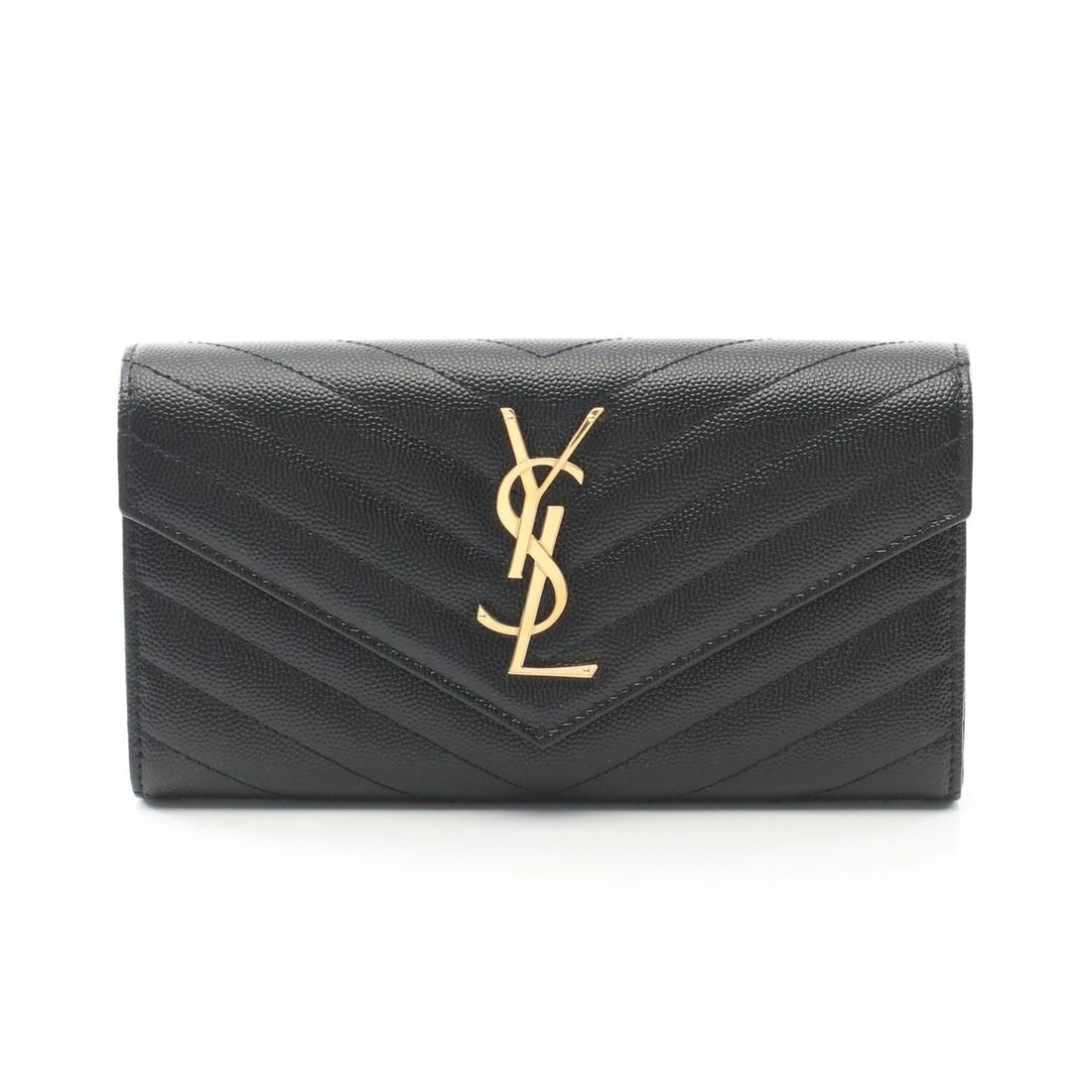 SAINT LAURENT PARIS MONOGRAM BIFOLD PURSE WALLET: SAINT LAURENT PARIS Monogram Bifold purse wallet Brand: SAINT LAURENT PARIS Type/Style: Bifoldpurse Material: leather Color: Black?ish colors Size: (H:4.1inch x W:7.5inchx D:1.2) Accessories: None