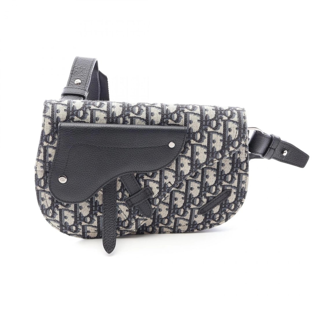 DIOR SADDLE OBLIQUE MESSENGER SHOULDER BAG: Dior SADDLE Oblique Messenger Shoulder Bag Brand: DIOR Type/Style: Shoulder Bag Material: canvas ? leather Color: Beige?ish colors ? Navy?ish colors Size: (H:6.3inch x W:9.3inch x D:1.6inch) Acces