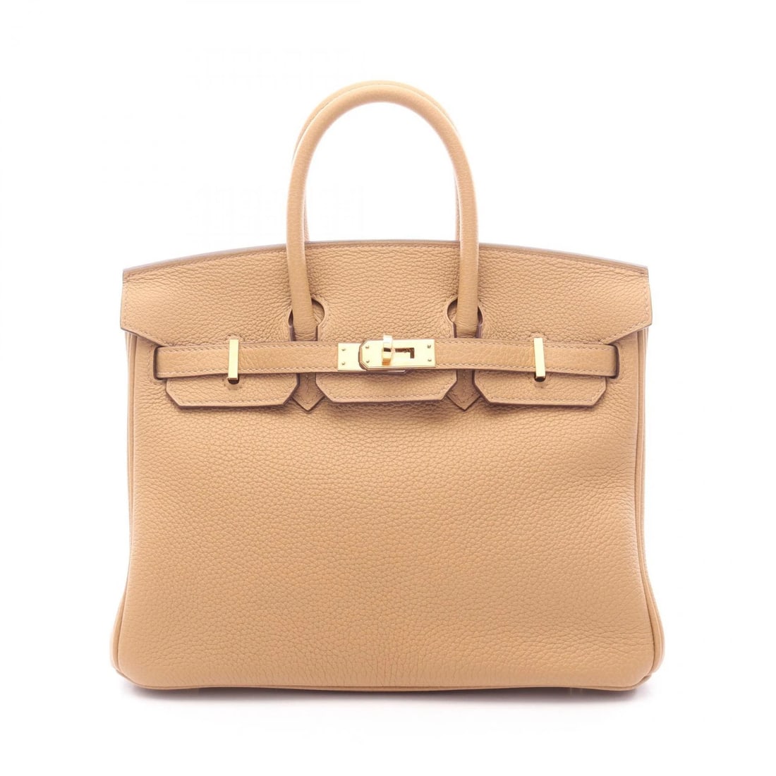 HERMES BIRKIN 25 HANDBAG B TOGO LEATHER CHAI GHW (1 of 3)