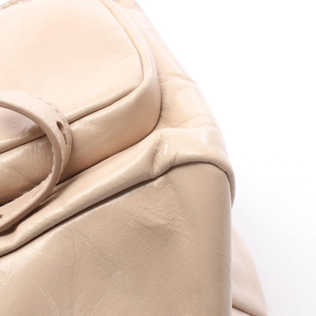 PRADA DANGLE MINI SHOULDER BAG LEATHER BEIGE - 4