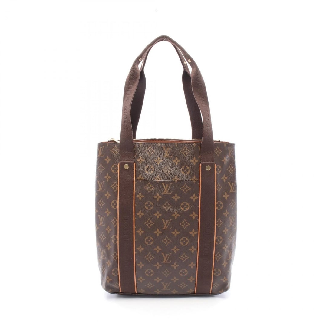 LOUIS VUITTON CABAS BEAUBOURG TOTE SHOULDER BAG: LOUIS VUITTON Cabas Beaubourg Tote shoulder Bag Brand: LOUIS VUITTON Type/Style: Tote Bag Material: Damier ? PVC coated canvas ? leather Color: Ebene / Brown?ish colors Size: (H:14.6inch x W:11.8inch 