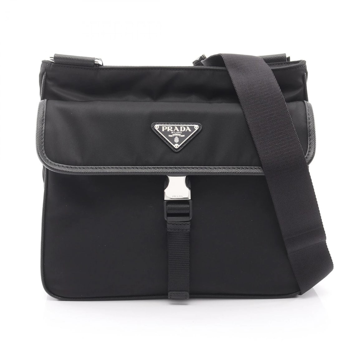 PRADA RE-NYLON TESSUTO+SAFFIANO SHOULDER CROSSBODY BAG (1 of 2)
