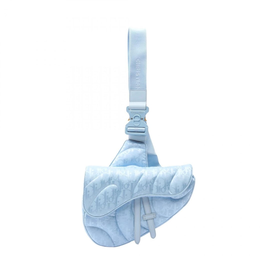 CHRISTIAN DIOR X ERL OBLIQUE SADDLE WAIST BUM BAG: Christian DIOR x ERL Oblique Saddle Waist bum bag Brand: DIOR Type/Style: Waist bag Body bag Material: Nylon ? leather Color: Blue?ish colors Size: (H:6.7inch x W:10.2inch x D:1.8inch) Accessories
