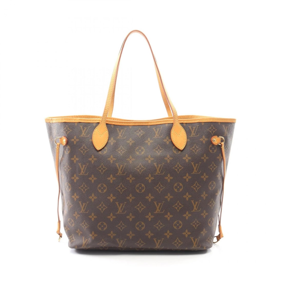 LOUIS VUITTON NEVERFULL MM TOTE SHOULDER BAG: LOUIS VUITTON Neverfull MM Tote Shoulder Bag Brand: LOUIS VUITTON Type/Style: Tote Bag Material: Monogram ? PVC coated canvas ? leather Color: Brown?ish colors Size: (H:11.4inch x W:12.6inch x D:6.3in