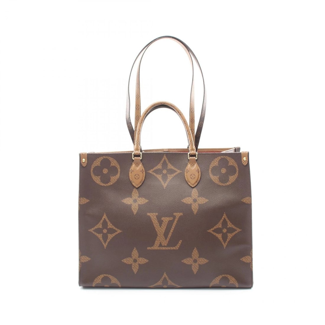 LOUIS VUITTON ONTHEGO GM SHOULDER TOTE BAG: LOUIS VUITTON OnTheGo GM shoulder Tote Bag Brand: LOUIS VUITTON Type/Style: Tote Bag Material: Monogram / Giant Reverse ? PVC coated canvas Color: Beige / Brown?ish colors ? Beige?ish colors Size: (H: