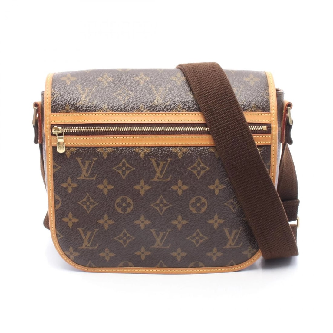 LOUIS VUITTON PM BOSPHORE SHOULDER CROSSBODY BAG: LOUIS VUITTON PM Bosphore Shoulder crossbody Bag Brand: LOUIS VUITTON Type/Style: Shoulder Bag Material: Monogram ? PVC coated canvas ? leather Color: Brown?ish colors Size: (H:9.1inch x W:9.4inch x D