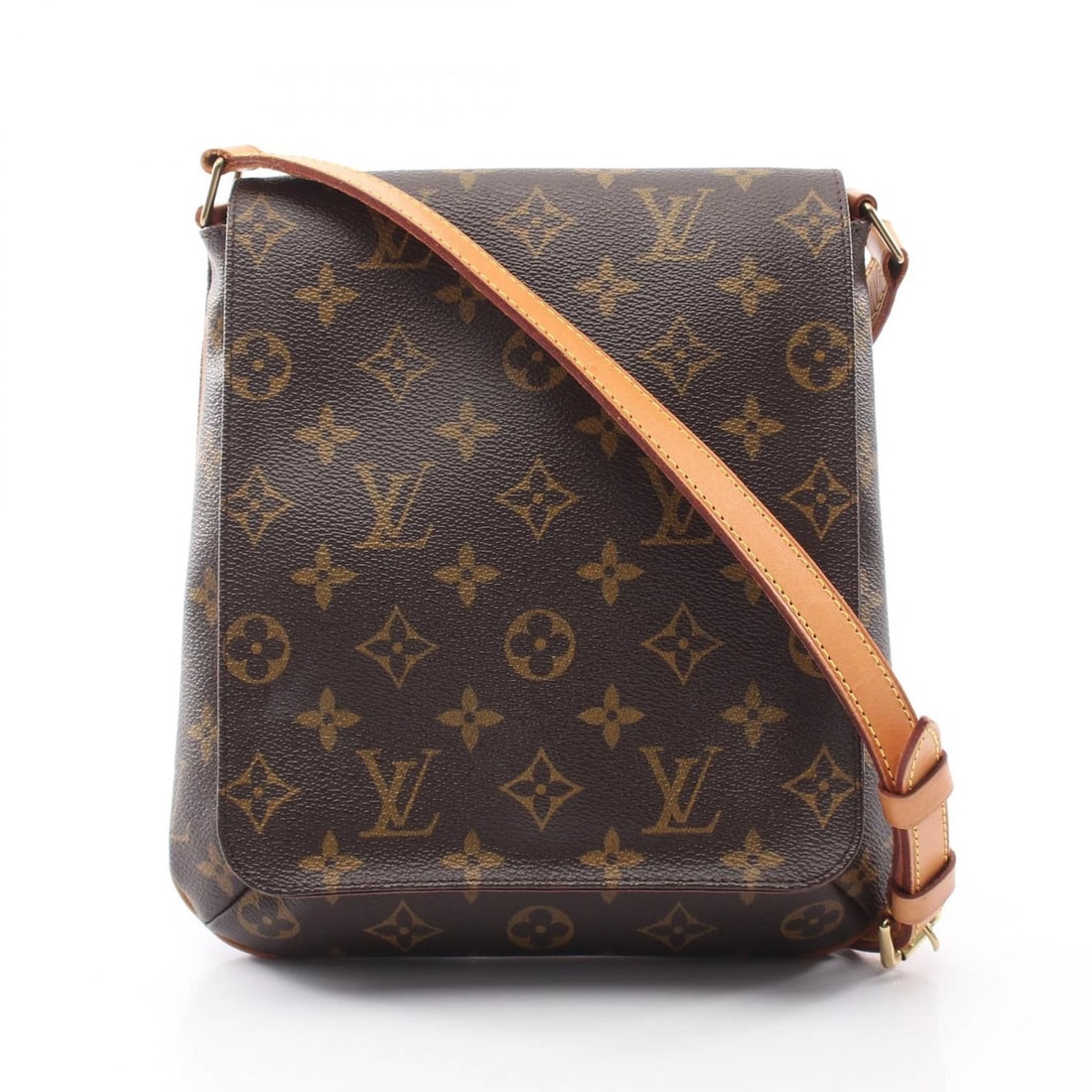 LOUIS VUITTON LONG STRAP SHOULDER CROSSBODY BAG: LOUIS VUITTON Long Strap Shoulder crossbody Bag Brand: LOUIS VUITTON Type/Style: Shoulder Bag Material: Monogram ? PVC coated canvas ? leather Color: Brown?ish colors Size: (H:9.4inch x W:8.7inch x D: