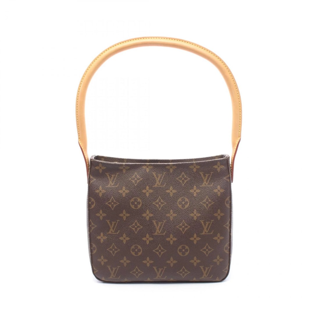 LOUIS VUITTON LOOPING MM SHOULDER HAND BAG: LOUIS VUITTON Looping MM shoulder hand bag Brand: LOUIS VUITTON Type/Style: Shoulder Bag Material: Monogram ? PVC coated canvas ? leather Color: Brown?ish colors Size: (H:8.3inch x W:9.4inch x D:3.9in