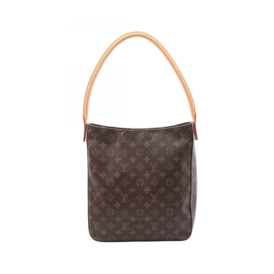 LOUIS VUITTON LOOPING GM SHOULDER BAG: LOUIS VUITTON Looping GM Shoulder Bag Brand: LOUIS VUITTON Type/Style: Shoulder Bag Material: Monogram ? PVC coated canvas ? leather Color: Brown?ish colors Size: (H:12.2inch x W:11.2inch x