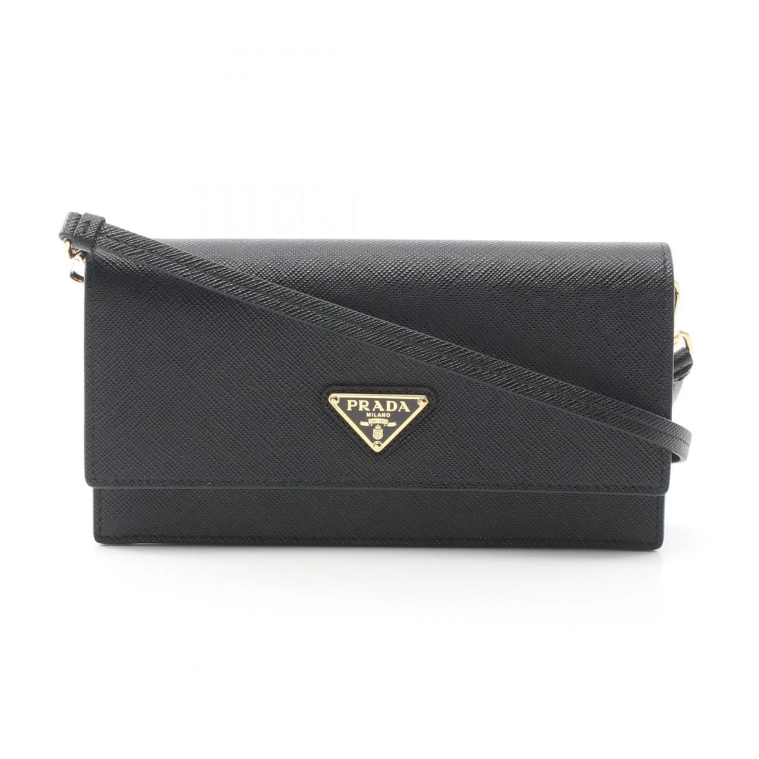 PRADA SAFFIANO TRIANGLE LOGO SHOULDER CROSSBODY BAG (1 of 2)