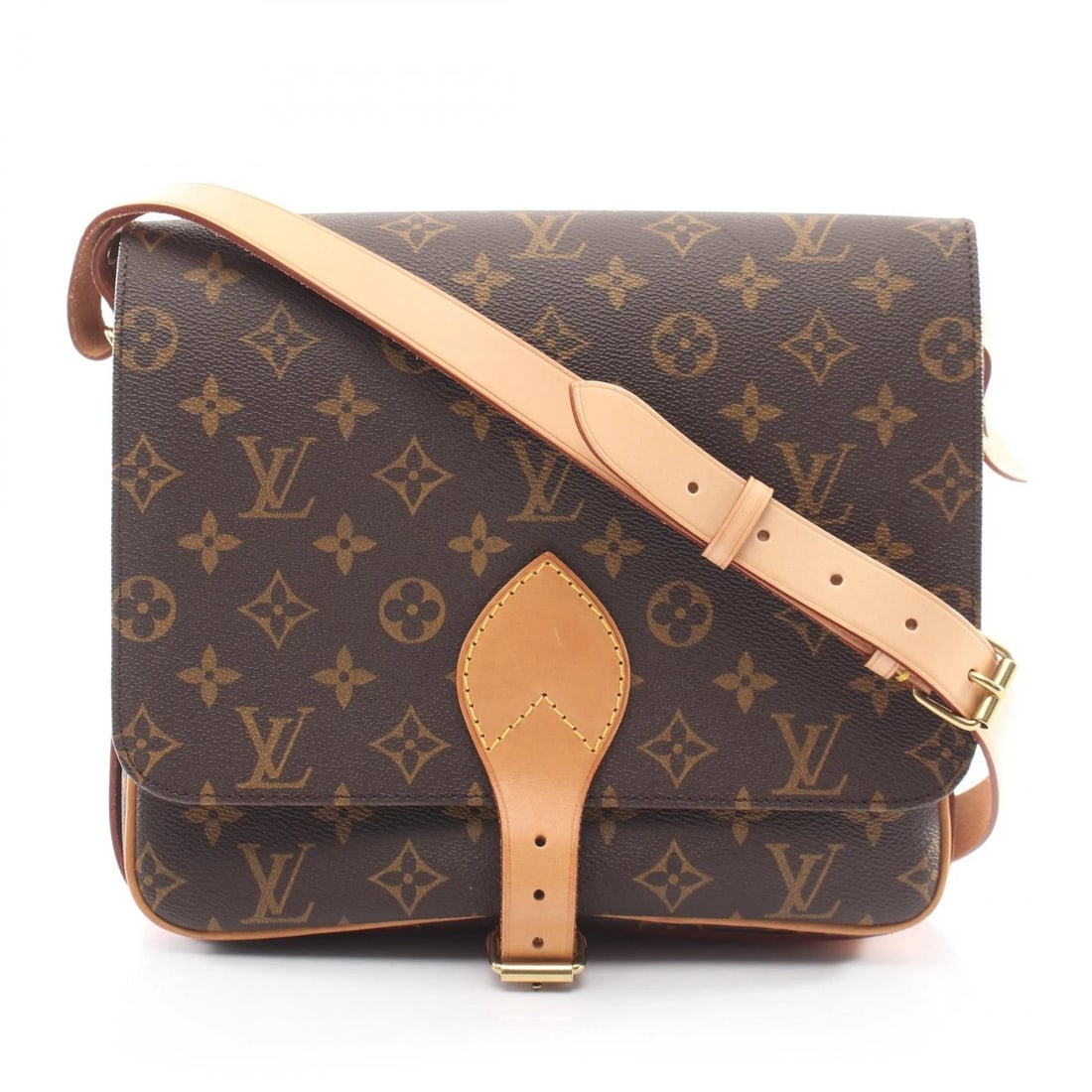 LOUIS VUITTON CARTOUCHIERE GM SHOULDER CROSSBODY BAG: LOUIS VUITTON Cartouchiere GM Shoulder crossbody Bag Brand: LOUIS VUITTON Type/Style: Shoulder Bag Material: Monogram ? PVC coated canvas ? leather Color: Brown?ish colors Size: (H:9.1inch x