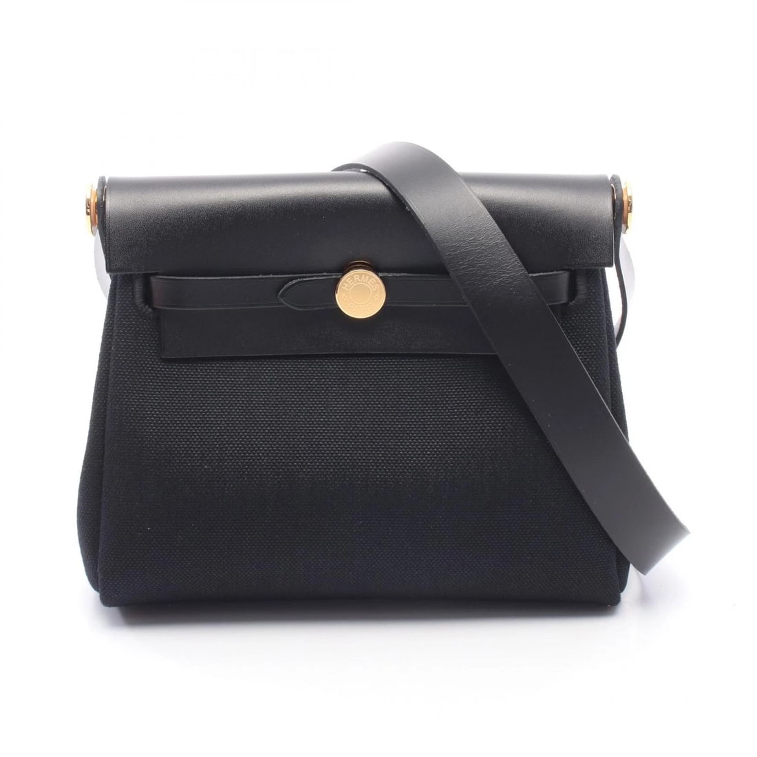 HERMES HERBAG ZIP MINI SHOULDER CROSSBODY BAG: HERMES Herbag Zip Mini Shoulder crossbody Bag Brand: HERMES Type/Style: Shoulder Bag Material: Towar Military ? canvas ? leather ? Toile Military / Vache leather hunter Color: Black?ish colors Size: (