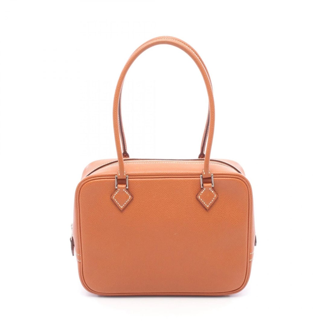 HERMES MINI PLUME 20 HANDBAG EPSOM LEATHER BROWN BRIQUE (1 of 3)