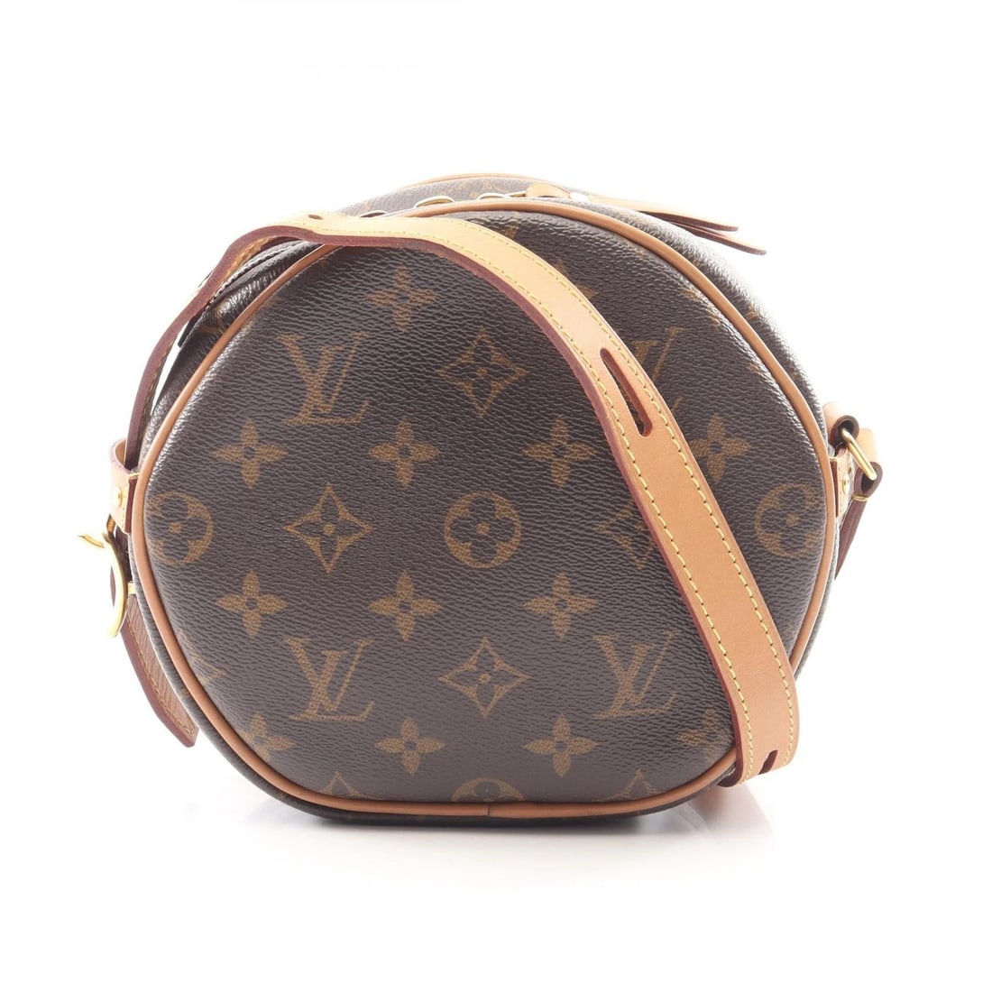 LOUIS VUITTON BOITE CHAPEAU SOUPLE PM CROSSBODY BAG: LOUIS VUITTON Boite Chapeau Souple PM Crossbody Bag Brand: LOUIS VUITTON Type/Style: Shoulder Bag Material: PVC coated canvas ? leather Color: Brown?ish colors Size: (H:6.7inch x W:4.3inch x D:3.1inch