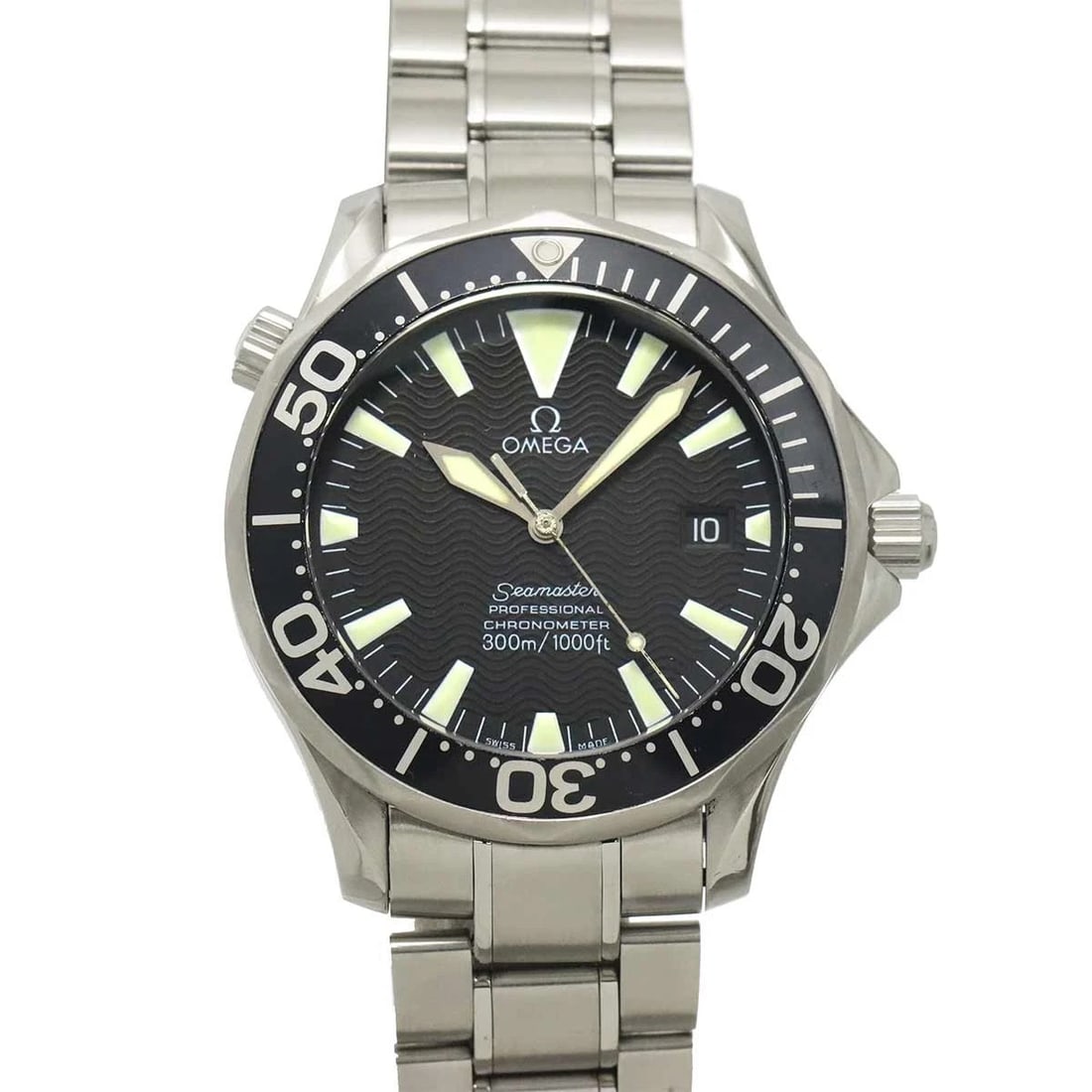 OMEGA SEAMASTER PROFESSIONA 50 AUTOMATIC DATE BLACK DIAL WATCH: OMEGA Seamaster Professiona 50 Automatic Date Black Dial Watch Brand: OMEGA Type/Style: Wristwatch Material: Stainless steel Color: Dial Color Black Dial Size: CaseSize Length 48mm(included lag)