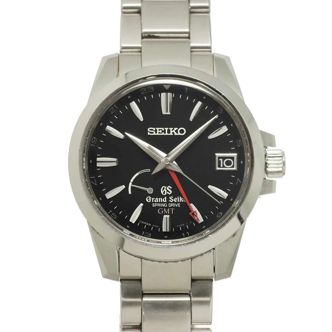 SEIKO GRAND SEIKO SPRING DRIVE AUTOMATIC BLACK DIAL WATCH: SEIKO GRAND SEIKO Spring Drive Automatic Black Dial Watch Brand: SEIKO Type/Style: Wristwatch Material: Stainless steel Color: Dial Color Black Dial Size: Length 46mm(included lag) Width 39mm(not