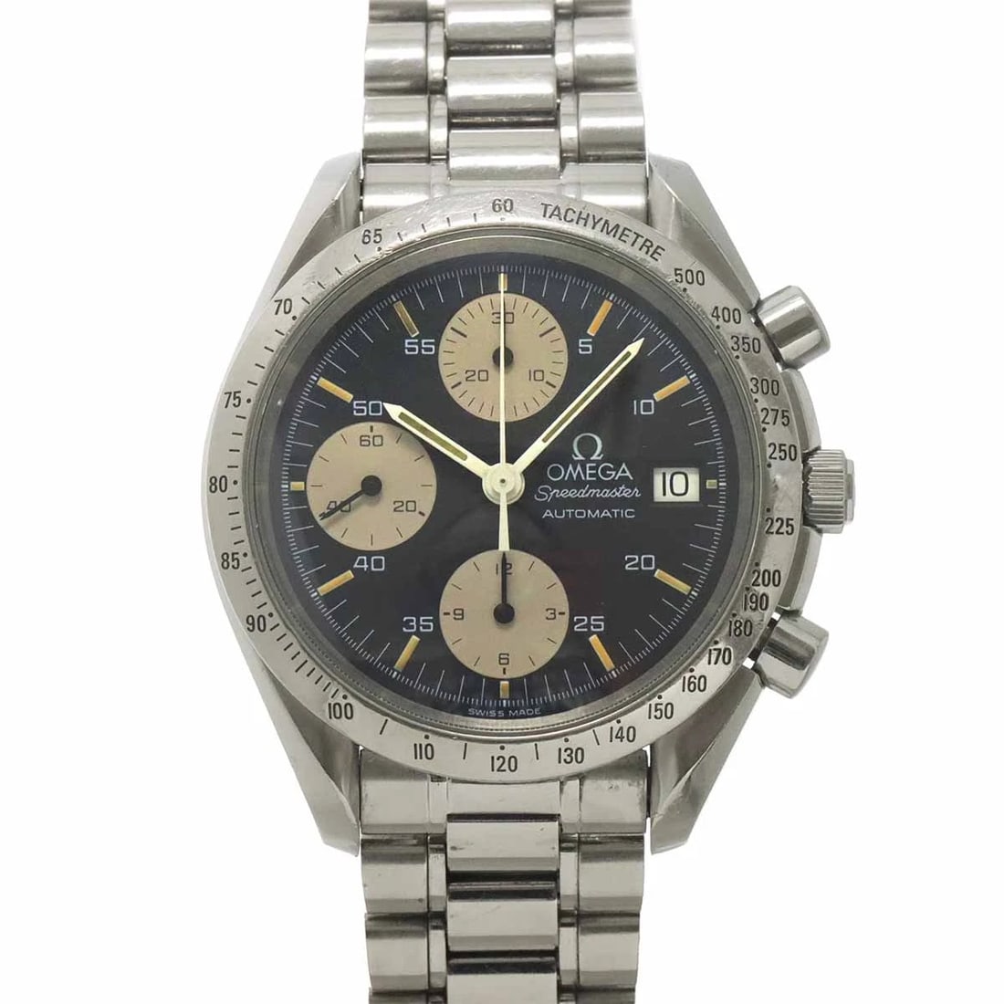 OMEGA SPEEDMASTER DATE 50 AUTOMATIC BLACK DIAL WATCH