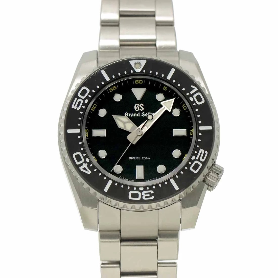 GRAND SEIKO SPORTS COLLECTION QUARTZ BLACK DIAL WATCH: GRAND SEIKO Sports Collection Quartz Black Dial Watch Brand: SEIKO Type/Style: Wristwatch Material: Stainless steel Color: Dial Color Black Dial Size: CaseSize Length 50mm(included lag) CaseSize