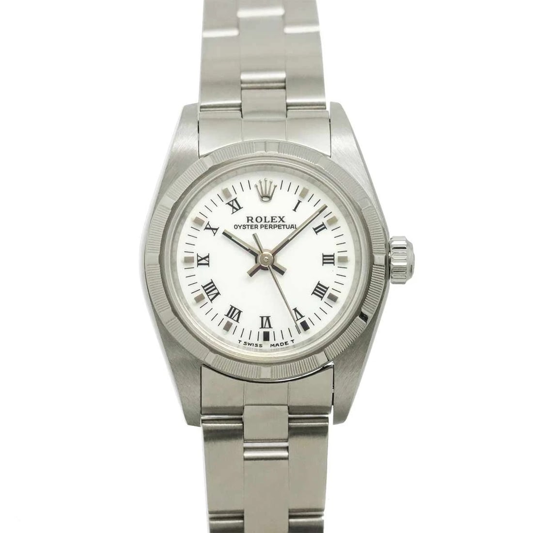 ROLEX OYSTER PERPETUAL A AUTOMATIC WHITE DIAL WATCH: ROLEx Oyster Perpetual A Automatic White Dial Watch Brand: ROLEx Type/Style: Wristwatch Material: Stainless steel Color: Dial Color White Dial Size: CaseSize Length 32mm(included lag) CaseSize Width