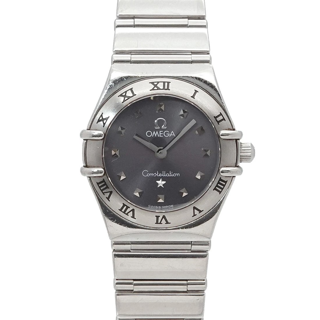 OMEGA CONSTELLATION MINI MY CHOICE 51 GRAY DIAL WATCH: OMEGA Constellation Mini My Choice 51 Gray Dial Watch Brand: OMEGA Type/Style: Wristwatch Material: Stainless steel Color: Dial Color Gray Dial Size: CaseSize Length 28mm(included lag) CaseSize Width 