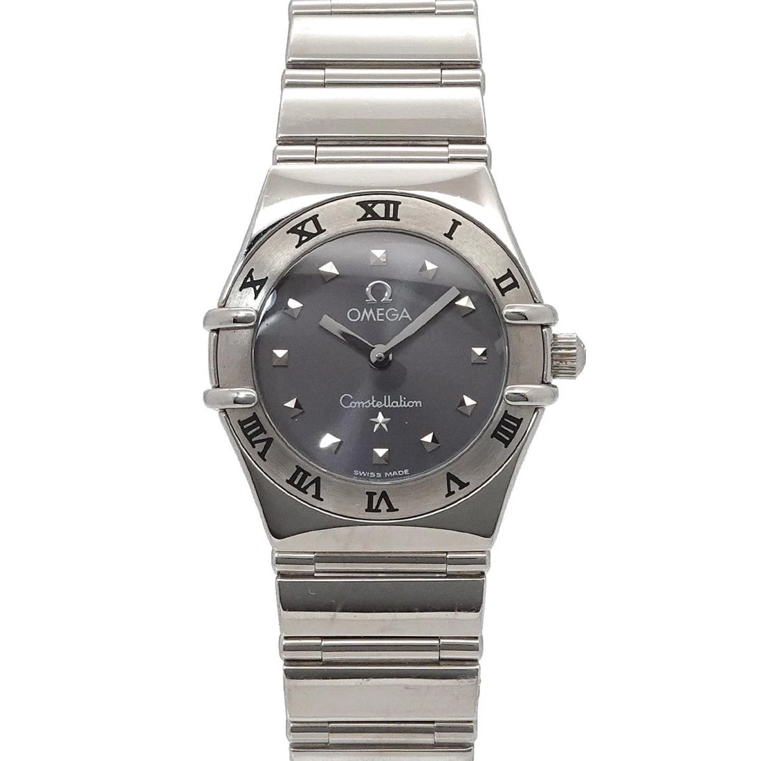 OMEGA CONSTELLATION MINI MY CHOICE GRAY DIAL WATCH: OMEGA Constellation Mini My Choice Gray Dial Watch Brand: OMEGA Type/Style: Wristwatch Material: Stainless steel Color: Dial Color Gray Dial Size: CaseSize Length 28mm(included lag) CaseSize Width 22m