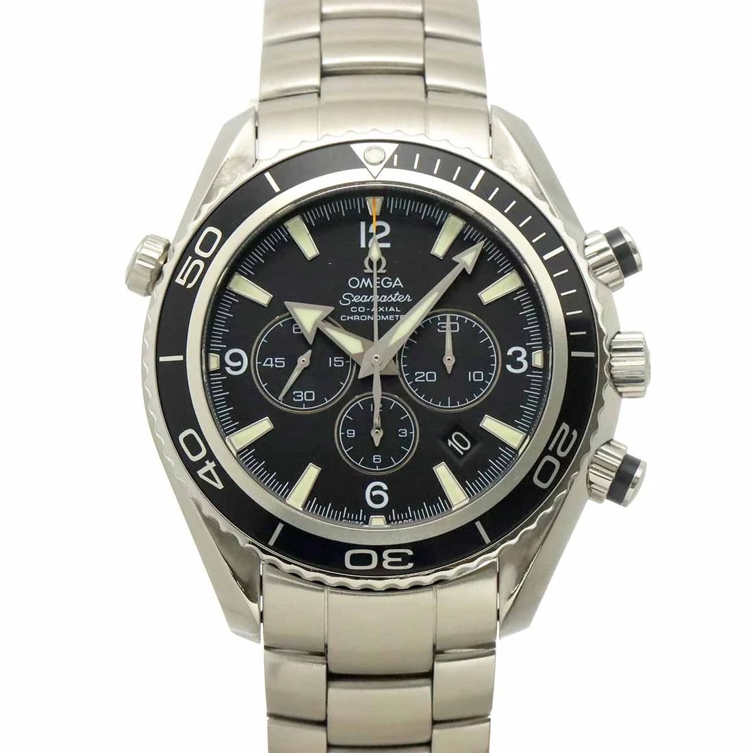 OMEGA SEAMASTER PLANET OCEAN 50 AUTOMATIC CHRONOGRAPH WATCH: OMEGA Seamaster Planet Ocean 50 Automatic Chronograph Watch Brand: OMEGA Type/Style: Wristwatch Material: Stainless steel Color: Dial Color none Size: CaseSize Length 51mm(included lag) CaseSize Width