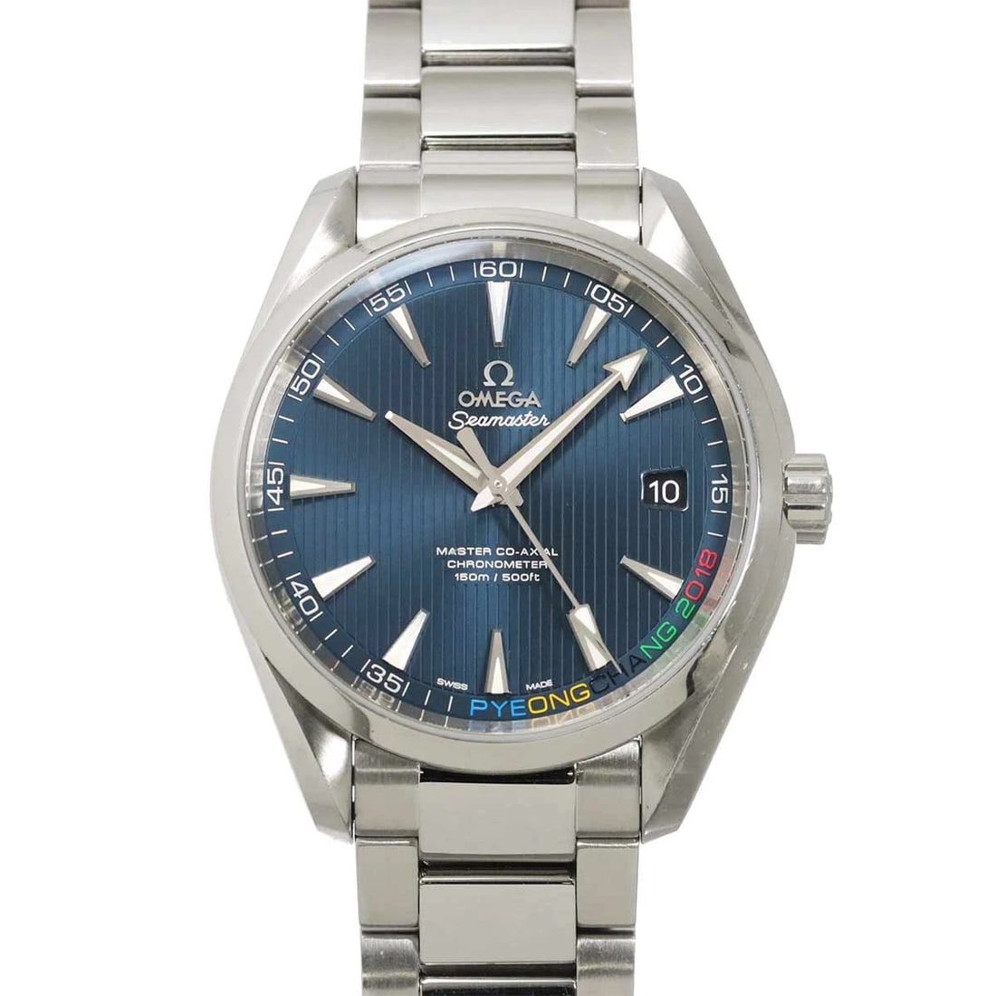 OMEGA SEAMASTER AUTOMATIC BLUE DIAL WATCH
