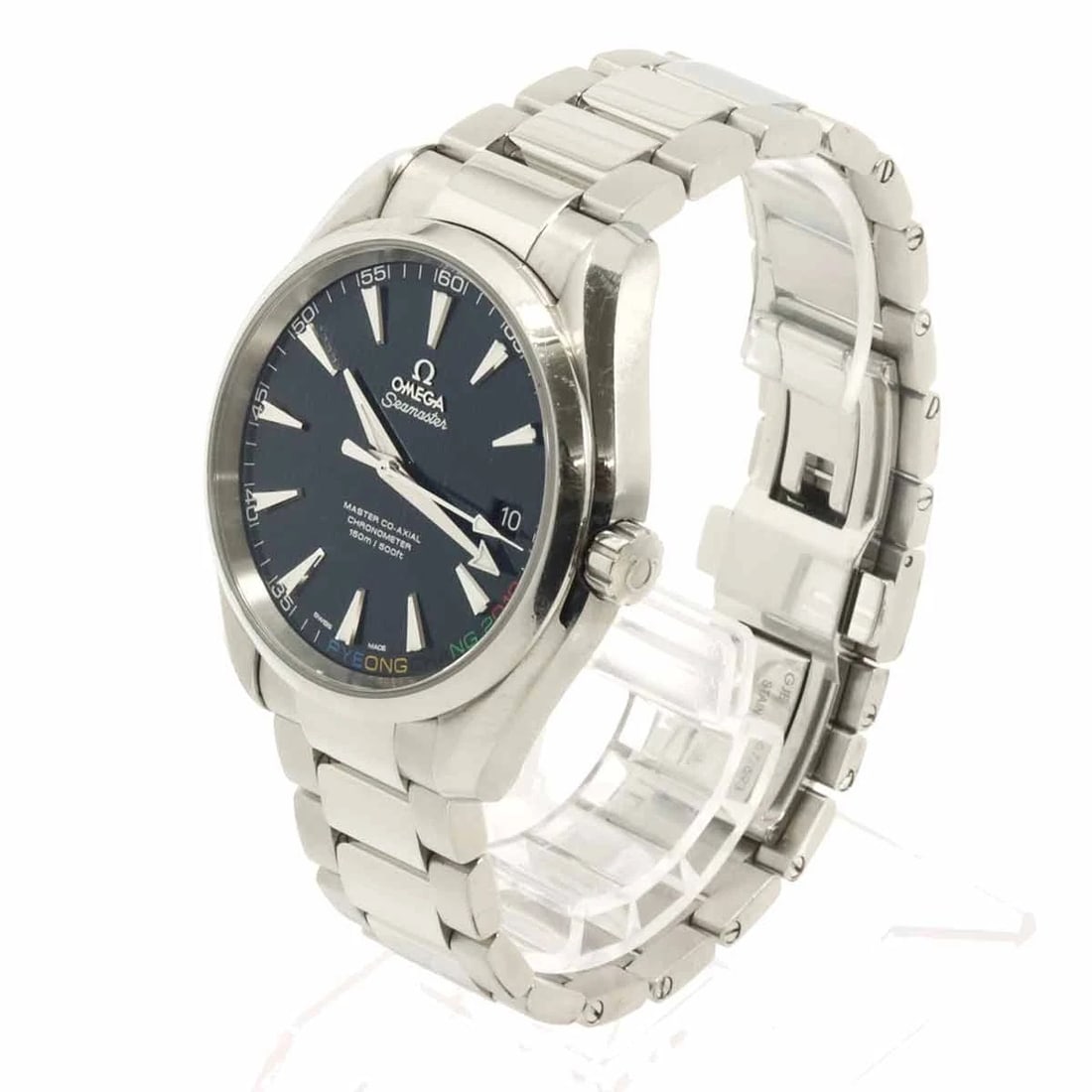 OMEGA SEAMASTER AUTOMATIC BLUE DIAL WATCH - 2