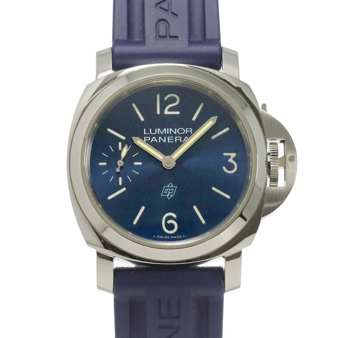PANERAI LUMINOR BLU MARE HAND WINDING BLUE DIAL WATCH: PANERAI Luminor Blu Mare Hand Winding Blue Dial Watch Brand: PANERAI Type/Style: Wristwatch Material: Stainless steel,Rubber Color: Dial Color Blue Size: CaseSize Length 55mm(included lag) CaseSize