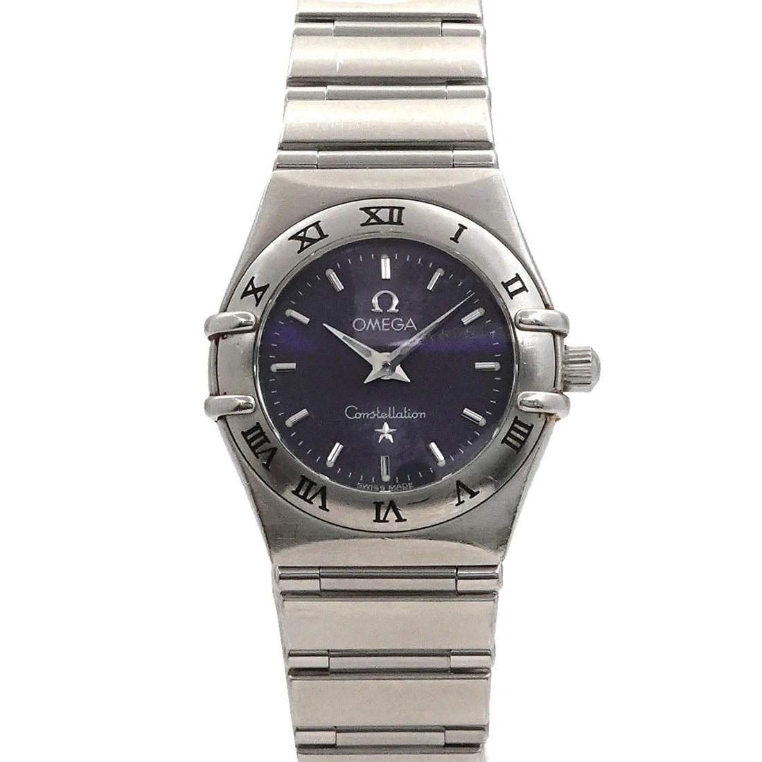 OMEGA CONSTELLATION 40 QUARTZ GRAY DIAL WATCH: OMEGA Constellation 40 Quartz Gray Dial Watch Brand: OMEGA Type/Style: Wristwatch Material: Stainless steel Color: Dial Color Gray Size: CaseSize Length 28mm(indcluded lag) CaseSize Width 23mm(not