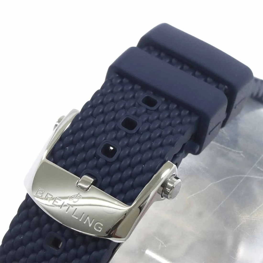 BREITLING SUPER OCEAN AUTOMATIC BLUE DIAL WATCH - 3