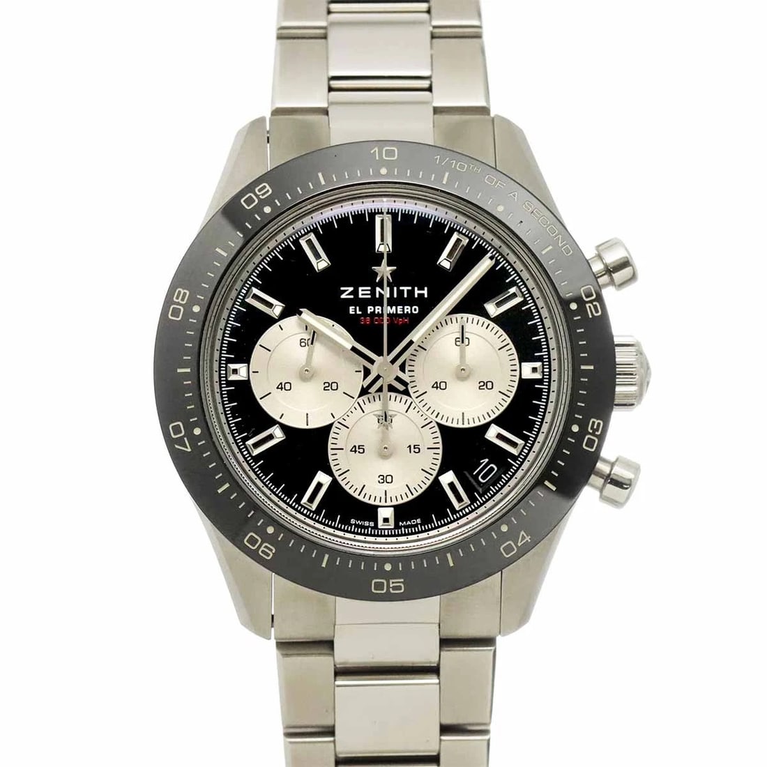 ZENITH EL PRIMERO CHRONOMASTER SPORTS LIMITED WATCH: ZENITH El Primero Chronomaster Sports Limited Watch Brand: ZENITH Type/Style: Wristwatch Material: Stainless steel Color: Dial Color none Size: CaseSize Length 46mm(included lag) CaseSize Width 41mm(n