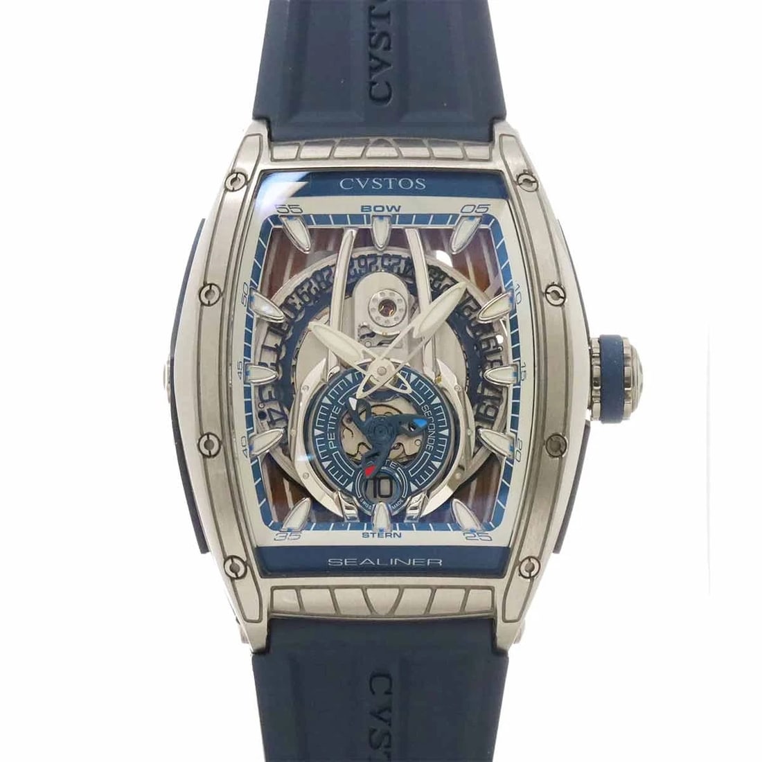 CVSTOS CHALLENGE SEALINER AUTOMATIC WATCH: CVSTOS Challenge Sealiner Automatic Watch Brand: CVSTOS Type/Style: Wristwatch Material: Stainless steel,Rubber Color: Dial Color none Size: CaseSize Length 53.5mm(included lag) CaseSize Width