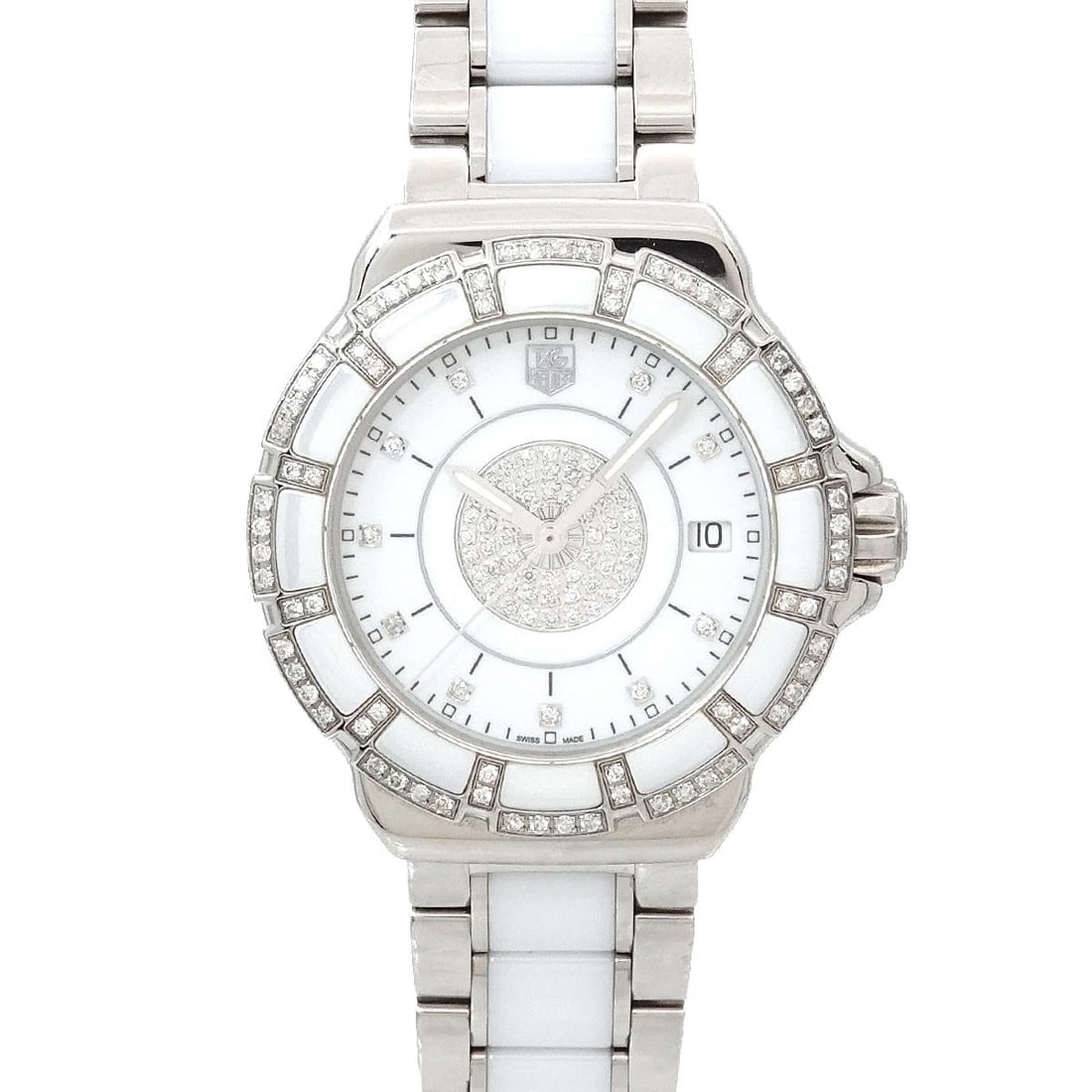 TAG HEUER FORMULA BEZEL DIAMOND QUARTZ WATCH (1 of 3)