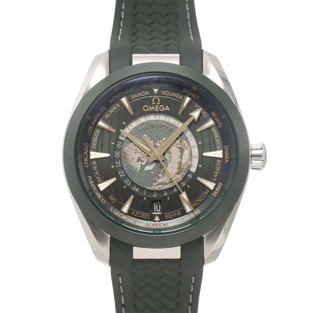 OMEGA SEAMASTER AQUA TERRA GMT AUTOMATIC WATCH (1 of 3)