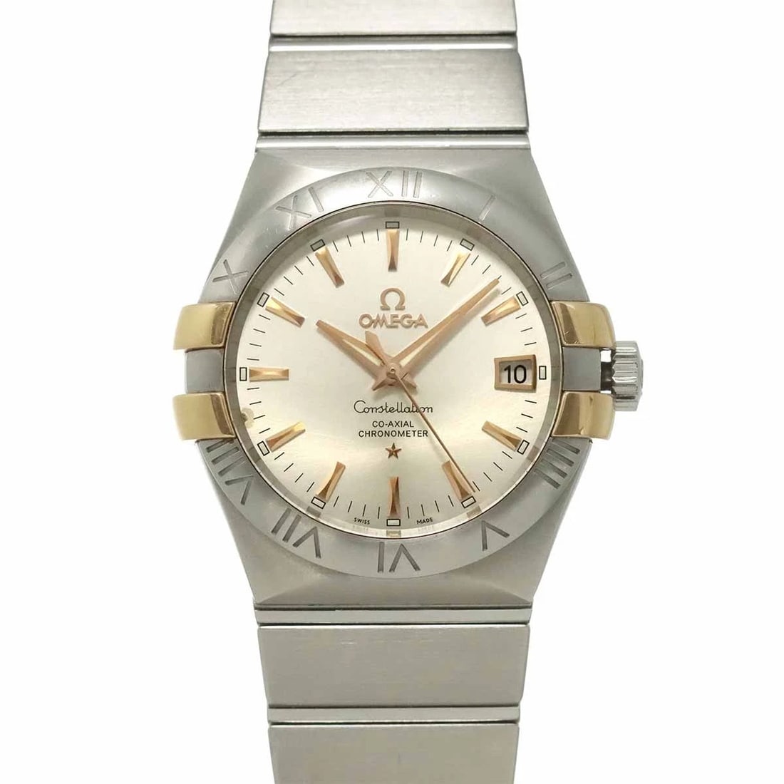OMEGA CONSTELLATION DATE PG SILVER DIAL WATCH (1 of 4)