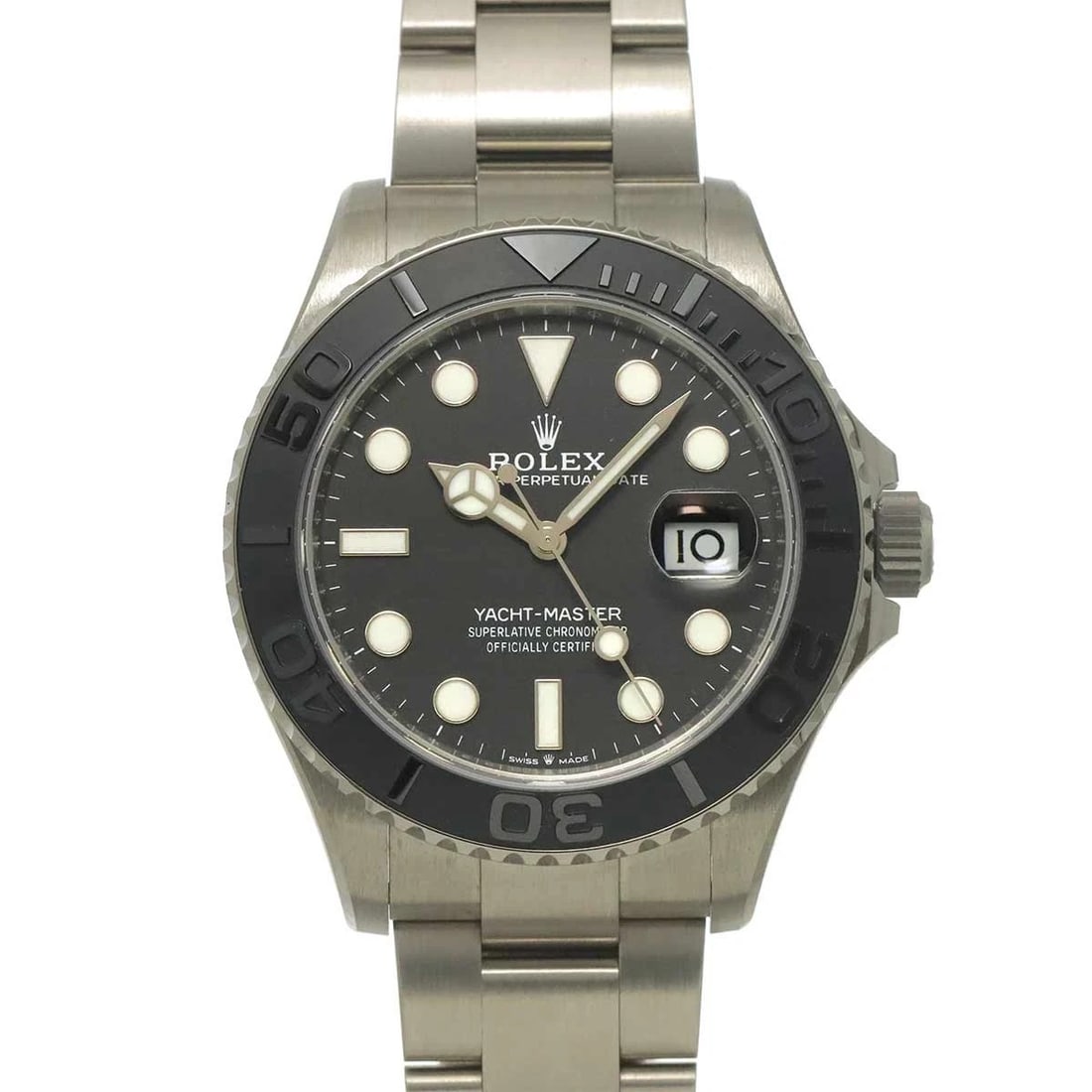 ROLEX YACHT MASTER 42 TITANIUM AUTOMATIC BLACK DIAL WATCH (1 of 4)